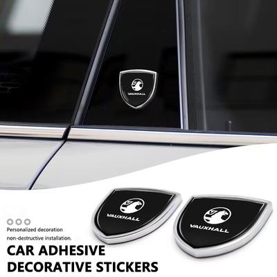 Car Metal Sticker Auto Rear Trunk Shield Emblem Badge Sticker Accessories For Vauxhall VXR8 Vivaro Corsa Insignia Tigra Zafira