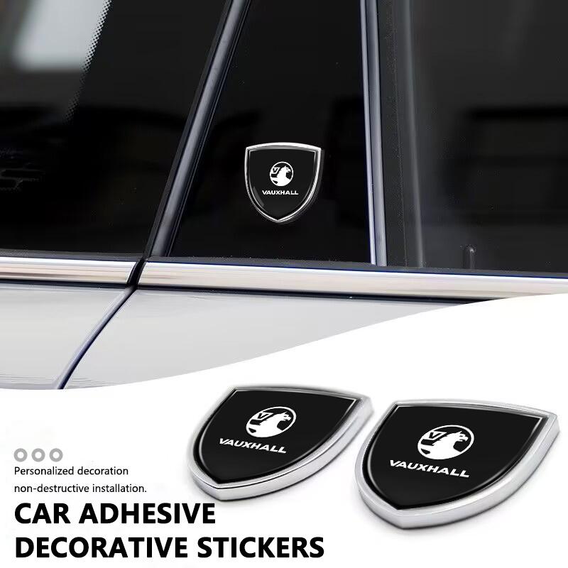 Car Metal Sticker Auto Rear Trunk Shield Emblem Badge Sticker Accessories For Vauxhall VXR8 Vivaro Corsa Insignia Tigra Zafira