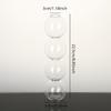 1pc- Bubble Glass Vase Flower Arrangement Hydroponic Spherical Glass Simple Flower Decoration