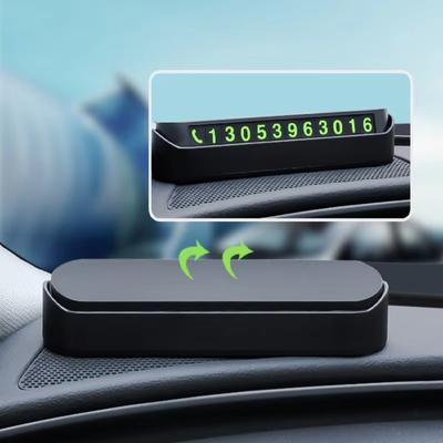 1/4Pcs Auto Temporary Parking Card Phone Number Card Plate Telephone Number Auto Park Stop Automobile Auto Accessories