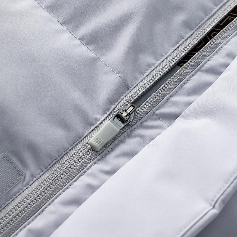 Anta Running Series Letter Stand Collar Zipper Versatile Casual Sports Down Jacket Men Jacket 952547928-3