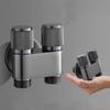 Space Saving Double Outlet Valve Knob Type Flow Quick Control Hand Shower Head Valves  Toilet