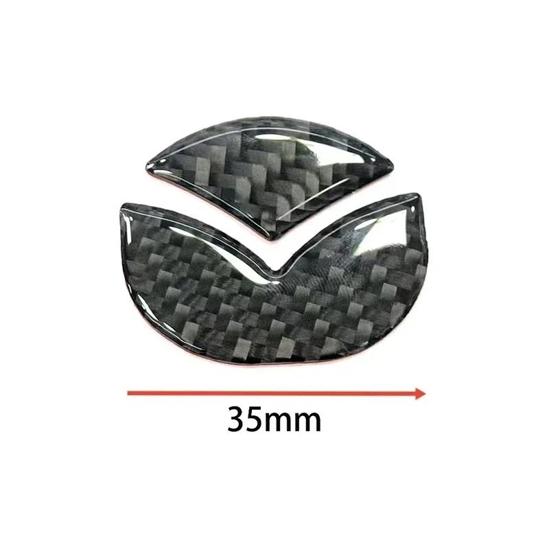 2025 Hot For Mazda Axela CX3 CX4 CX5 RX7 Atenza MX3 MX5 CX9 CX7 RX8 SKYACTIV Epoxy Sticker Car Steering Wheel Emblem Modified De