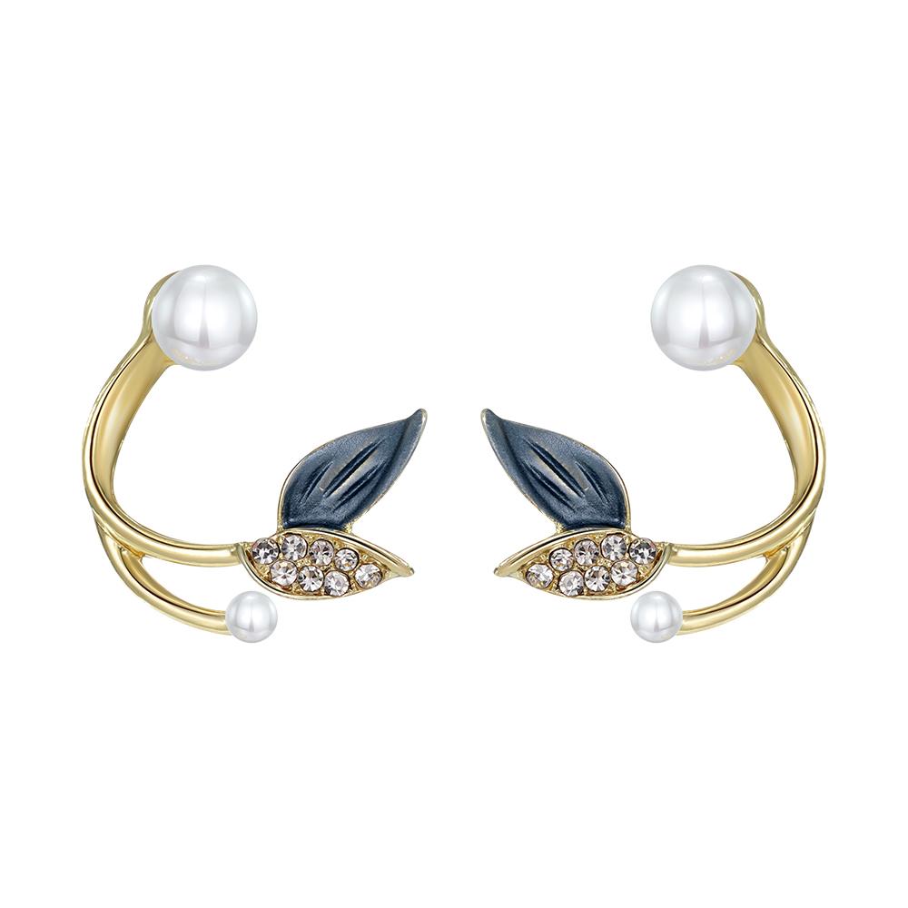 2024 2023 Diamant-eingelegte Blumenohrringe Ein Paar Anzüge Modischer Charme Elegante Mädchen Schöne Party Nachtclub Mädchen Vielseitige Ohrringe Zubehör