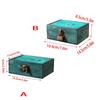 Locking Antique Wooden Jewelry Storage Box for Home Office Decoration Wood Chest Keepsakes Holder with Lock Mechanism