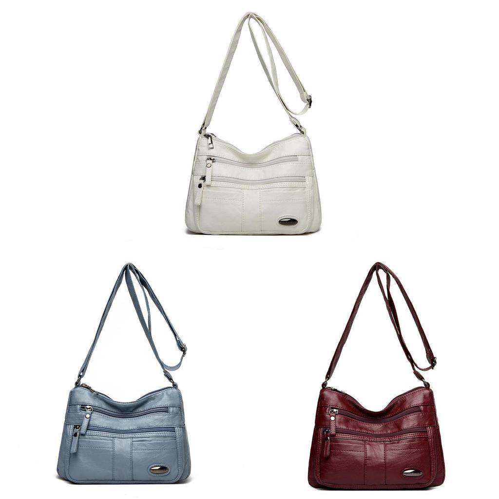 Urban Minimalist Pu Crossbody Bag For Women With Multiple Pockets For Everyday Use