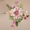 Luxury Simulation Dahlia Flower Plastic Fake Flowers  For Home Garden Decor