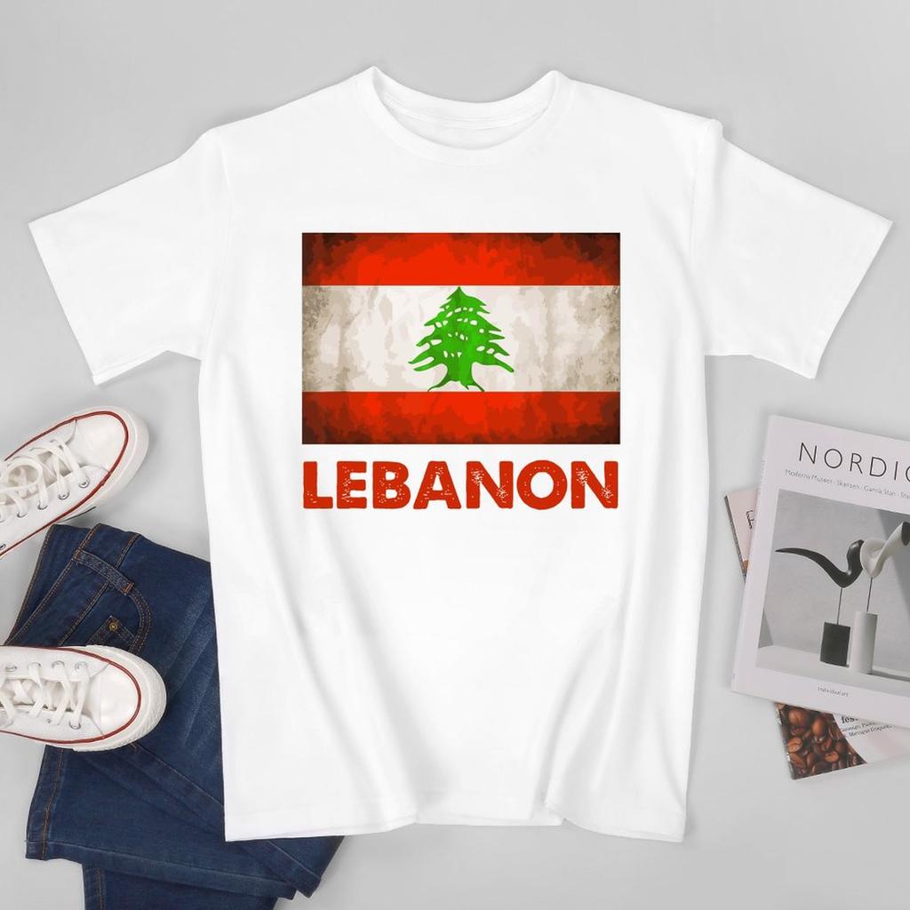 Unisex Unisex Lebanon Lebanese Flag Lebanon Tshirt Tees T Shirts WoUnisex Boys 100 Cotton TShirt