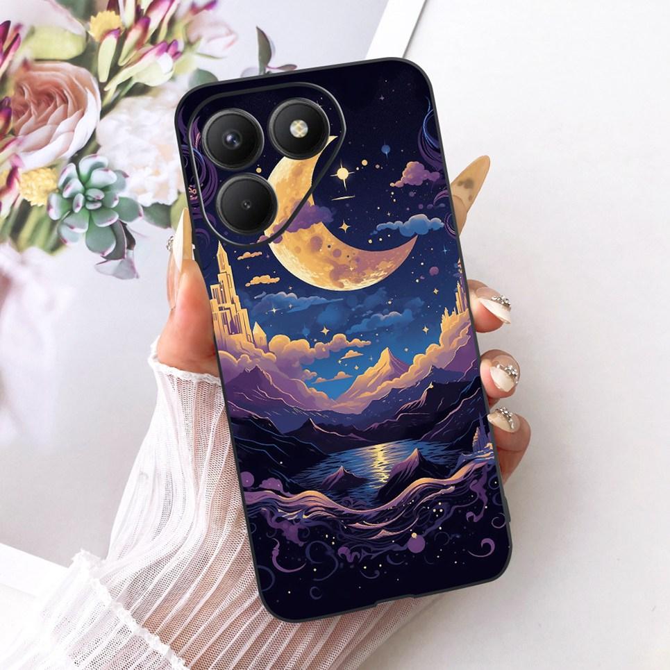 Casing For Tecno Pova 7 4G 5G LJ6 LJ7 Phone Case Pova 7 Pro Pova7 Ultra Cases Cute Cartoon Animals Dragon Lion Soft Black Cover