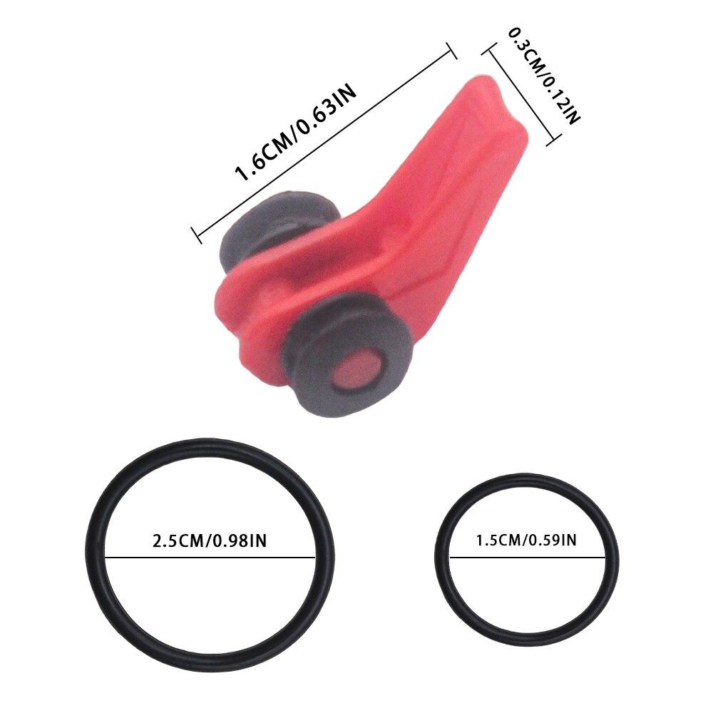 50 STK Köderhalter Kunststoff Angelhakenhalter Köder Sicherheitshalter mit 2 Gummiringen für Angelrute Pol Angelgerät