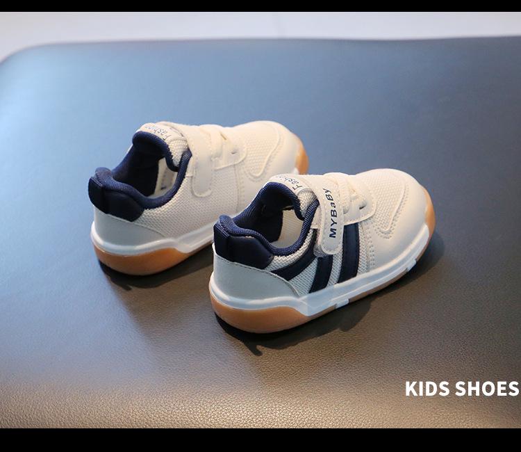 Spring & Autumn Breathable Baby Mesh Sneakers - Non-Slip Soft Sole Shoes for Boys & Girls