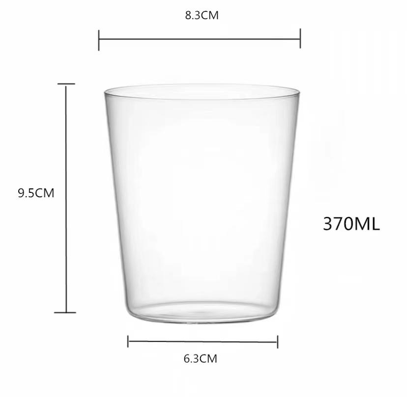 

Кружка прозрачная стеклянная с тонким дном, классическая, ручная работа, первый слой из коровьей кожи, чехол для чашки, ультратонкая текстура, бытовая, новая, в китайском стиле 300ml