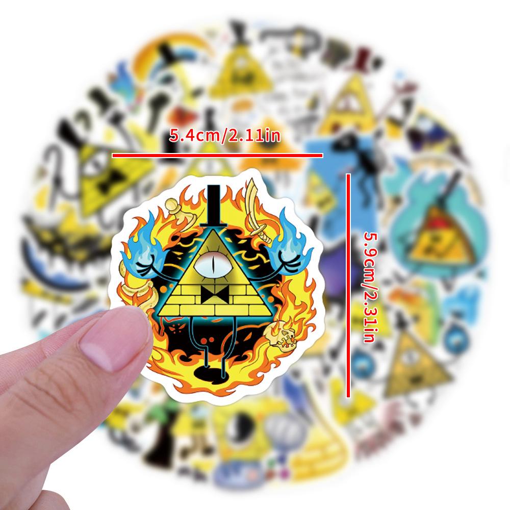 60 Nowych Naklejek Graffiti Bill Cypher Dekoracyjne Skuter Walizka Notatnik Naklejki DIY