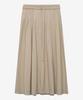 MIND BRIDGE WOMEN [W] Pleated Belted Elastic Skirt - 2 Colors