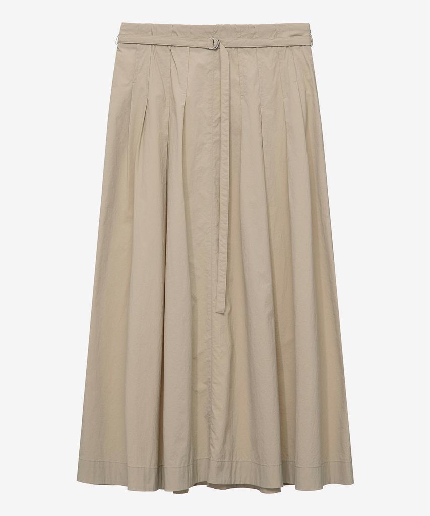 MIND BRIDGE WOMEN [W] Pleated Belted Elastic Skirt - 2 Colors