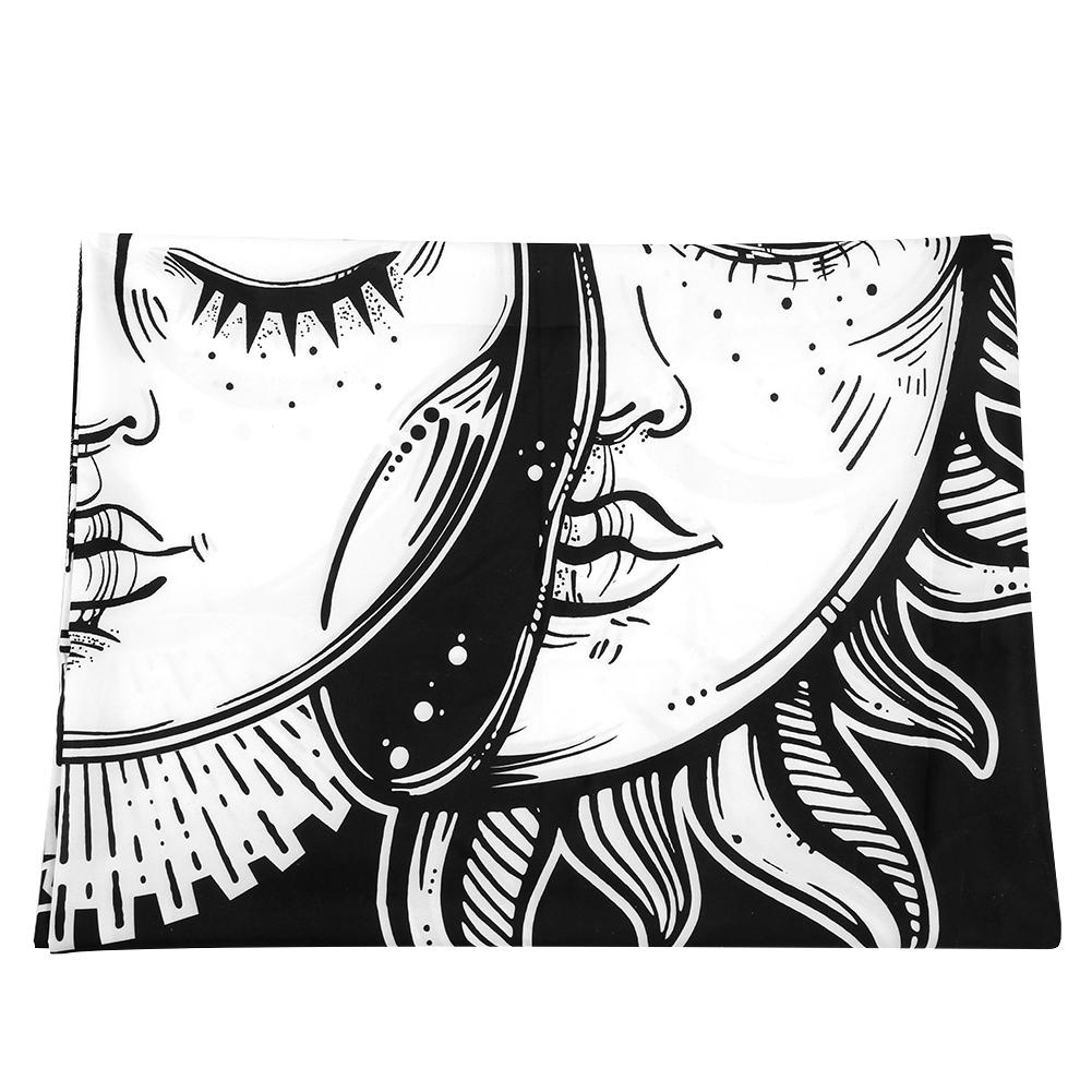 Bohemian Style Polyester Wall Hanging Blanket Carpet Tapestry for Home Bedroom Decoration150x130cm