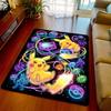 Pokemon Floor Rug Carpet Anime Theme Soft Touch Anti Slip Bottom for Bedroom Living Room Decor -QJY