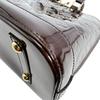 Louis Vuitton Vernis Alma PM El Çantası Monogram Vernis şarap kırmızısı Kadın M91611 Kullanılmış