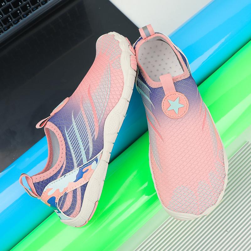 Fashion Pink Wading Shoes Man Water Sneakers Swimming Beach Quick-Dry Wading Footwear Outdoor Upstream Shoes Breathable Barefoot Sandals