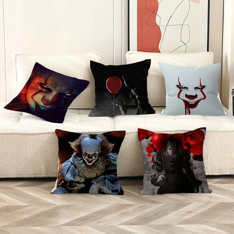 Horror Film I-It Personalized Pillow Dust Cover Bedroom Kids Party Decoration Pillowcase Birthday Children Gift