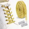New Diamond Lock Shoelaces Without Ties No Tie Shoe Laces Elastic Laces Sneakers Colorful Glitter Flat Shoelace Shoe Accessories