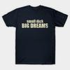 Taille Asiatique Homme T-shirt Noir Imprimé Petit D-Ck Grands Rêves Impression Sans Coupe Coton T-shirt