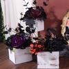Real Touch Desktop Artificial Flowers Beautiful Lifelike Fake Silk Flowers with Base Handmade Artificial Phalaenopsis