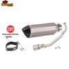 Slip On For YAMAHA Cygnus Gryphus 125cc Full System Motorcycle Exhaust Escape Moto Front Pipe Muffler With Reomvable DB Killer