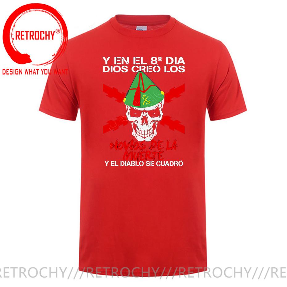 Spain Legion Novios De La Muerte T Shirt Unisex Funny Design Cotton Tshirt Fashion Clothing Harajuku Tshirt Black Tops Tees Shirt