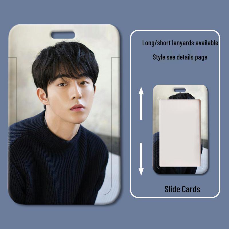 Nam Joo Hyuk Student & Work ID Card Holder with Sliding Cover