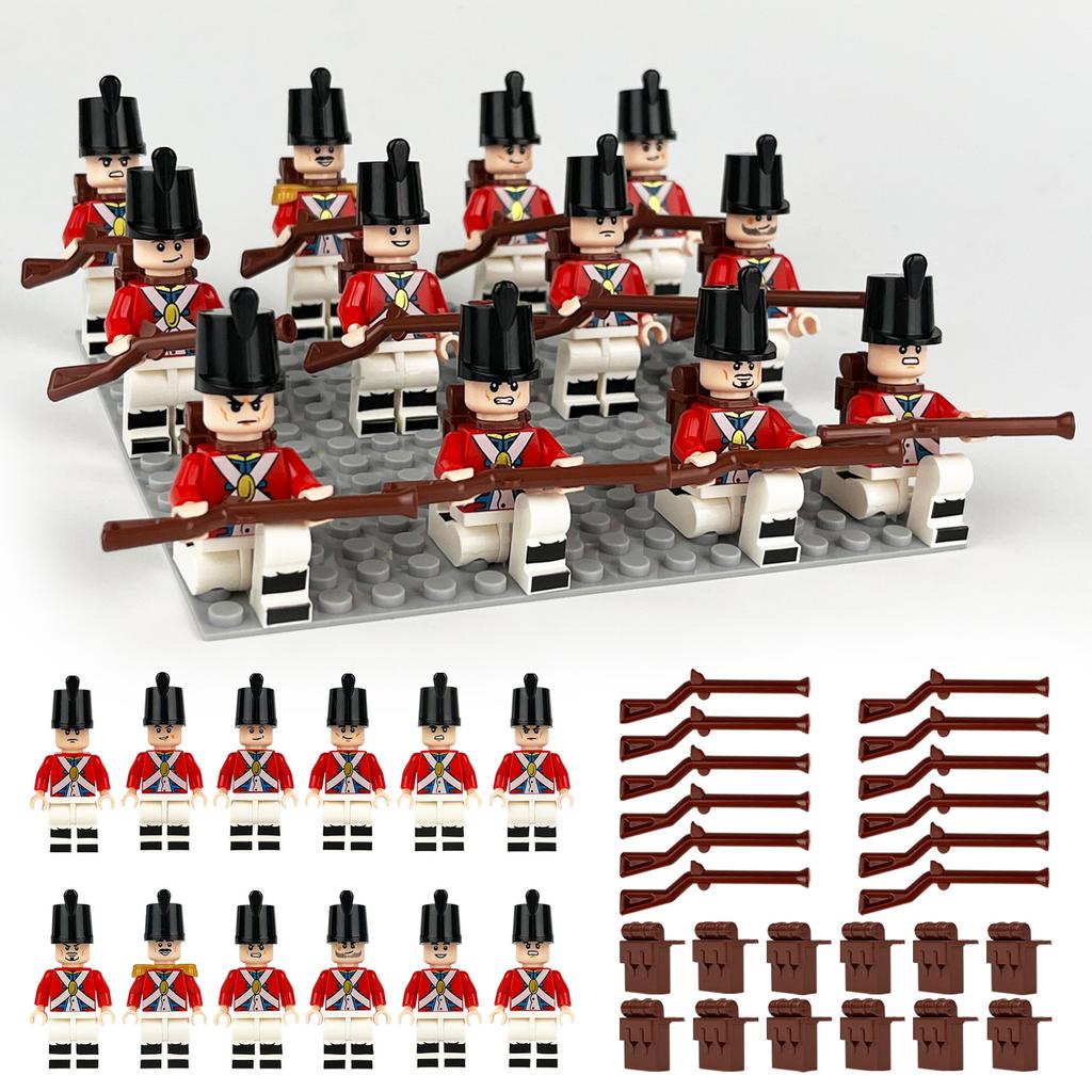 M8037A M8037B M8037C Napoleon Royal Navy Building Block Doll Toy Bag