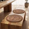Medieval Style Ethnic Style Summer Ice Silk Round Seat Cushion B & B Restaurant Chair Cushion Tatami Futon Cushion Chair Seat Cushion