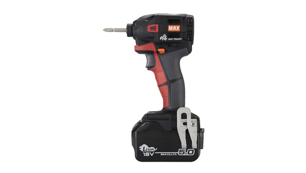 MAX oppladbar børsteløs slagtrekker Nutrigger Shun 2 batterideksel PJ91240 rød x svart (Lader, pakker, inkludert) PJ-ID153R-B2C/1850A