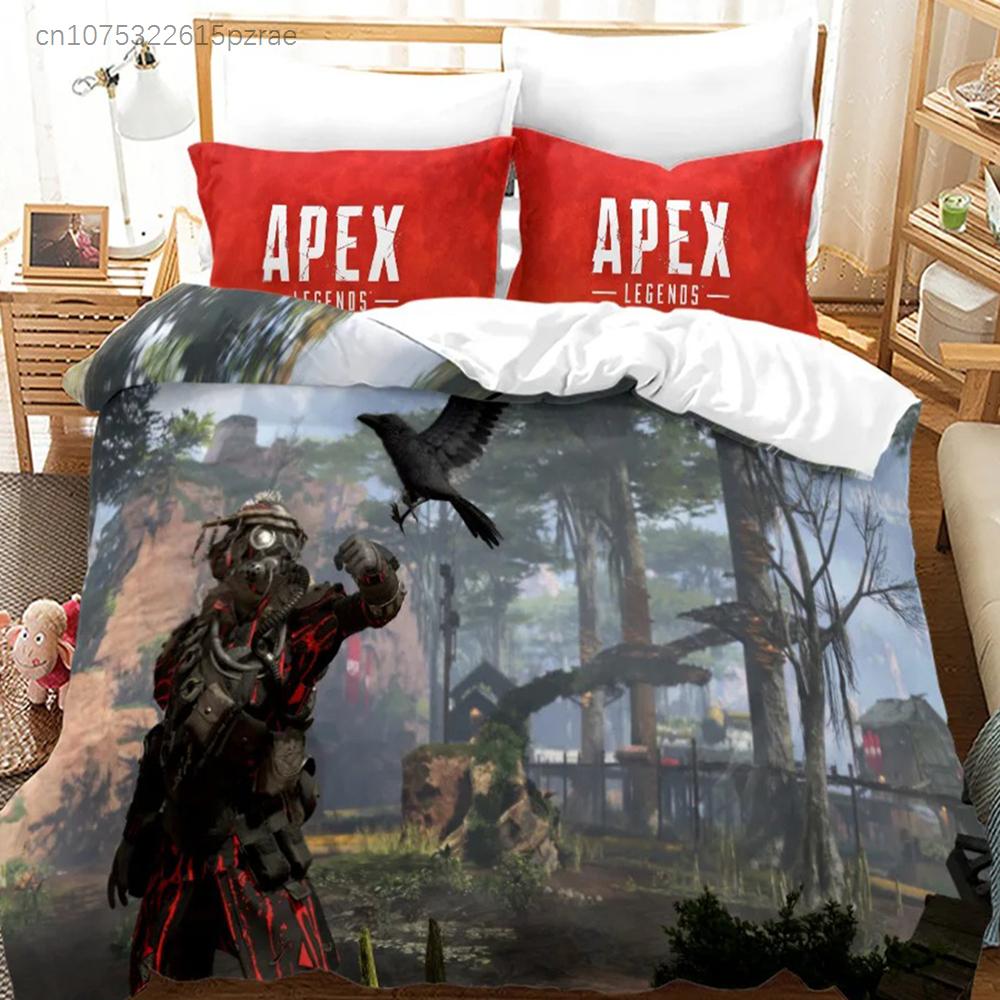 APEX Legends Bedding Set For Bedroom Soft Modern Bedspreads Comefortable Kids Duvet Cover Quilt Cover And Pillowcase