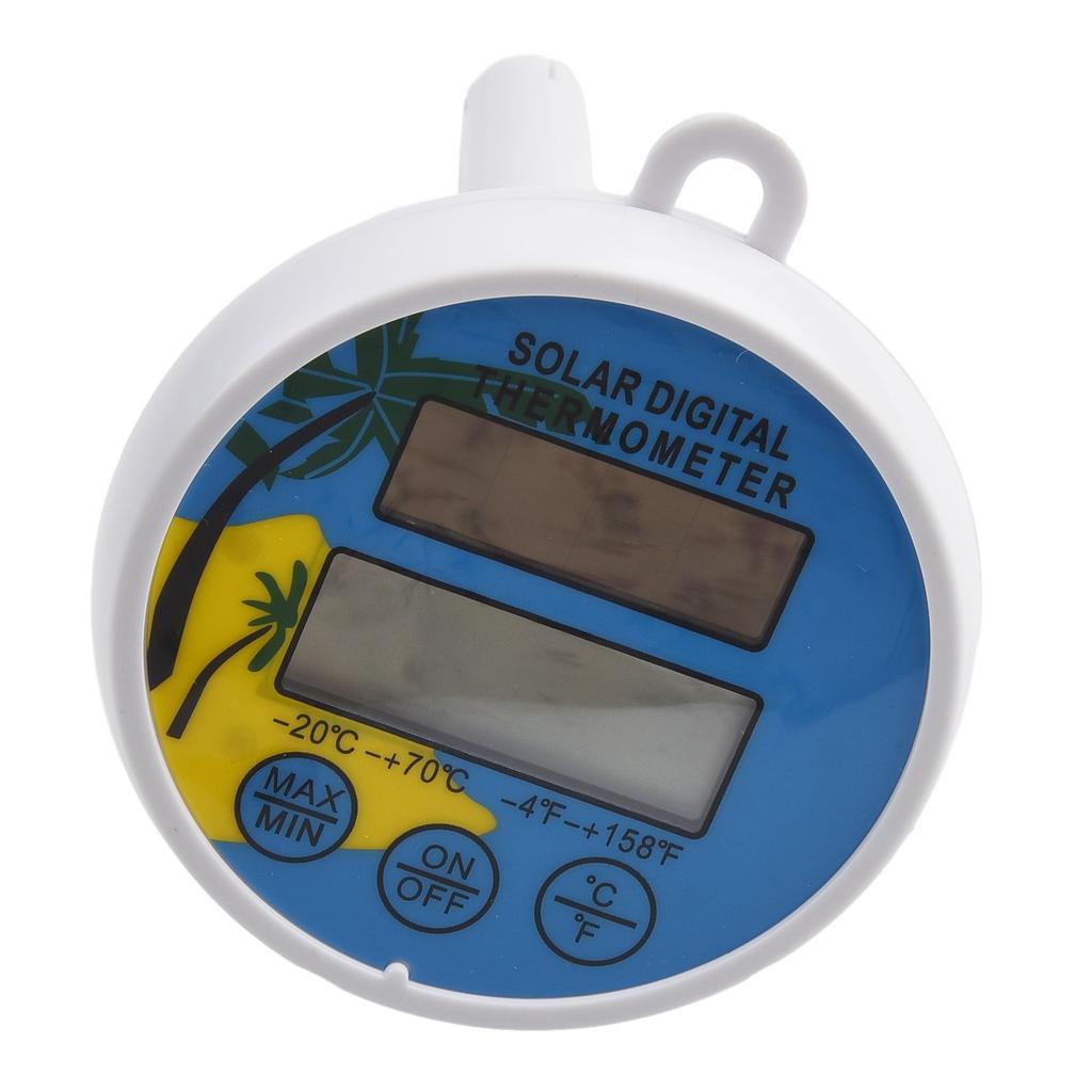 As Picture Digital Pool Thermometer Temperature Instrument Convenient Drawstring Design Designed For Pools And Spas