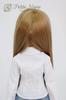 [Petite Marie] 13 MDD MSD Compatible Long-Sleeved Shirt with Shoulder Straps, Plain White, for 40cm Dolls (BJD) Doll Clothes [Petite Marie] [No.0094]