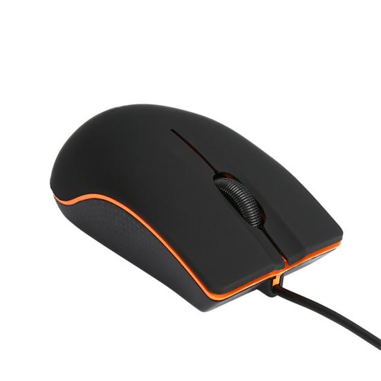 

M20 Wired Mouse Frosted High Sensitivity Ergonomic Plug and Play Mini Optical Computer Mice for Office чорний
