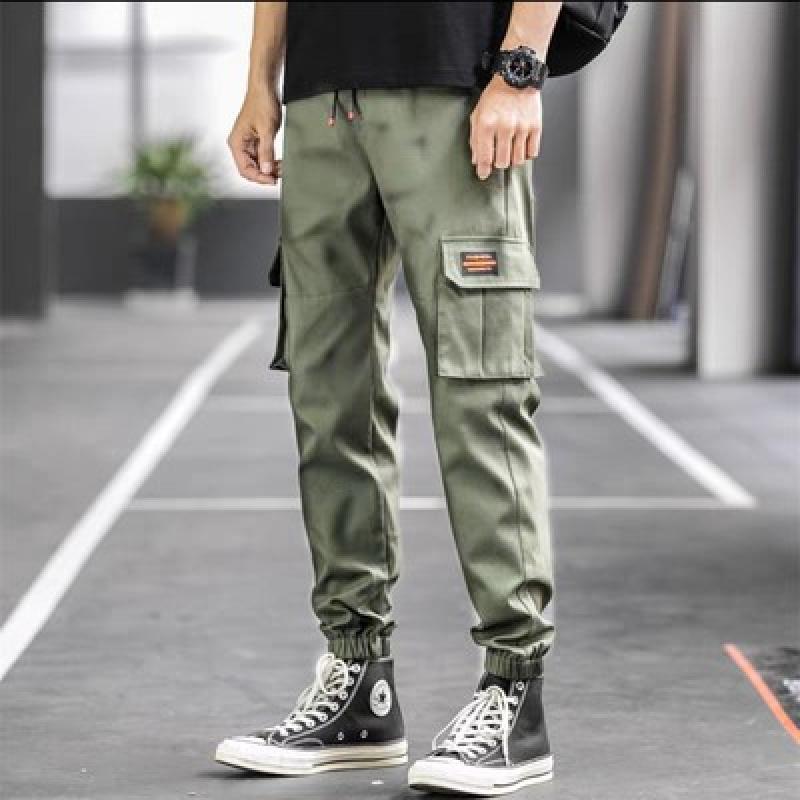 2026 New Spring and Autumn Men's Work Pants, Casual Slim Fit Sports Pants, Harem Jogger Pants