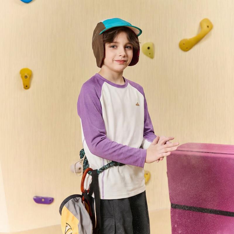MQD Boys' Color-Block Raglan Long Sleeve T-Shirt