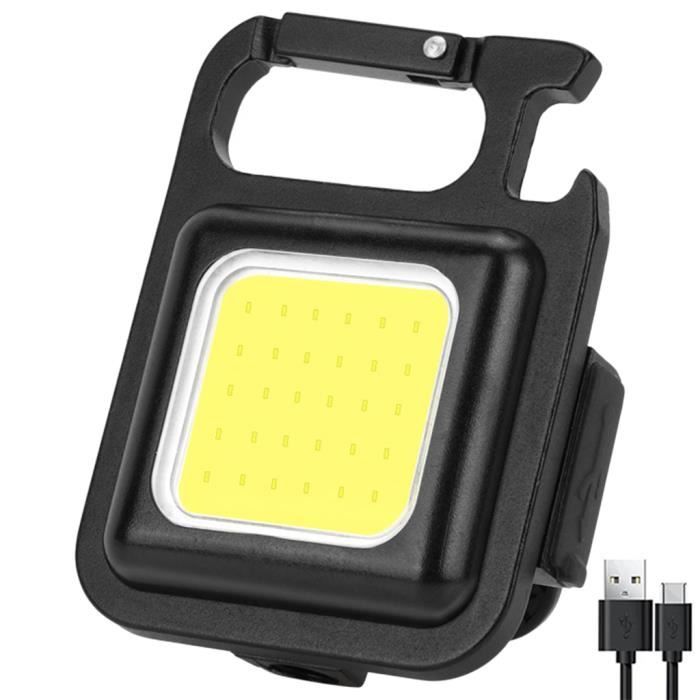 Kapesní svítilna - COB - Dobíjecí - 500 Lumenů - 3 režimy - Černá