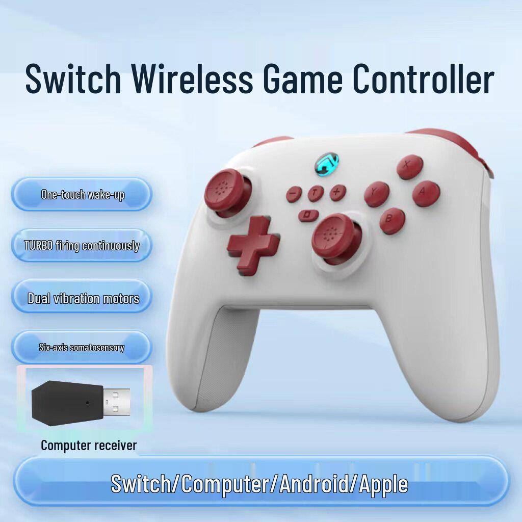 Switch Pro Wireless Bluetooth Controller with Six-Axis Motion, Dual Vibration & Macro Programming