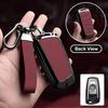 Zinc Alloy Leather Car Key Fob Case For Bmw 1 3 5 7 Series 530I X1 X3 X4 X5 F10 F15 F16 F20 F30 F18 F25 M3 M4 E34 Auto Parts