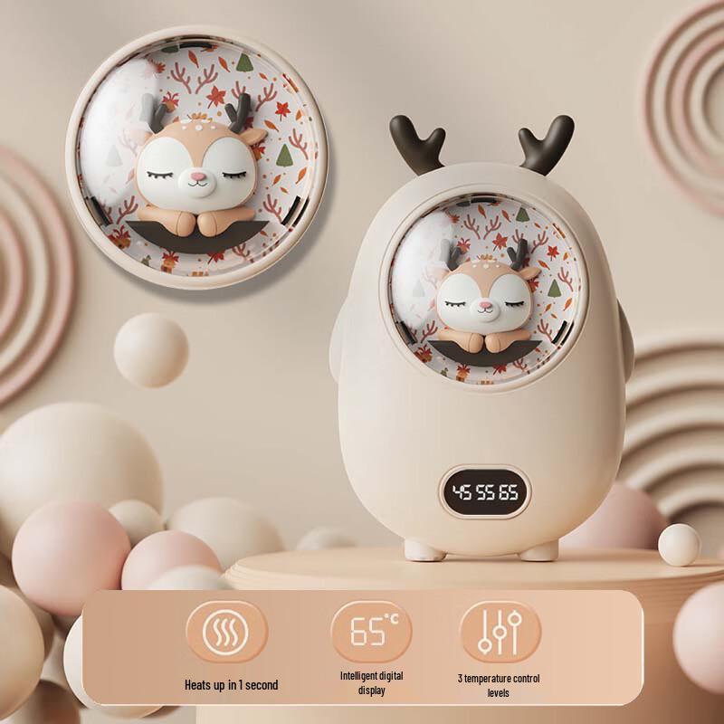 Portable Digital Hand Warmer - Little Brown Deer