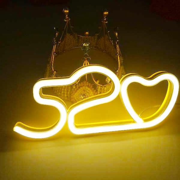 LED Neon Atmosphere Lights for E-sports Room & Broadcast Background Decor