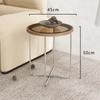 Nordic Round Coffee Table Combination Glass Creative Small Table Home Light Luxury Table Living Room Net Red Side Table