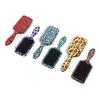 Leopard Print Double-Sided Air Cushion Hairdressing Comb - Massage Scalp, No-Knot Airbag Design