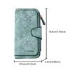 Gradient Starry Sky Cat Long Zipper Wallet, Large Capacity Card Holder, Unisex Clutch Bag, Fashionable Zipper Coin Purse, Suitable for Daily Use, A