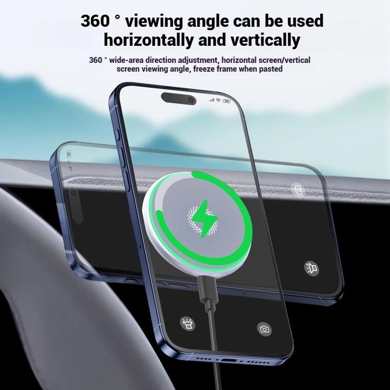 For BMW 5 3 Series X3 X5 X6 X7 G60 G20 G05 G06 G07 Car Phone Mount Holder 15W Magnetic Magsafe Wireless Charger Accessories