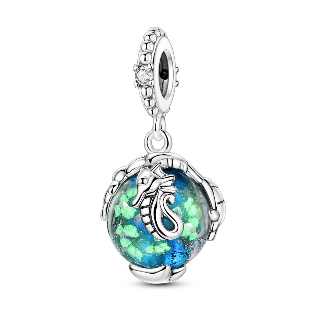 Charms Copper Luminous Cat Pendant Beads Fit Original Bracelet Diy For Women Necklace Jewelry Making Gift