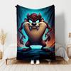 1pc Blanket Taz Mania Print Design, Lightweight Blanket for Sofa, Bed- Soft &Warm, Gift for All Seasons like Christmas, Halloween